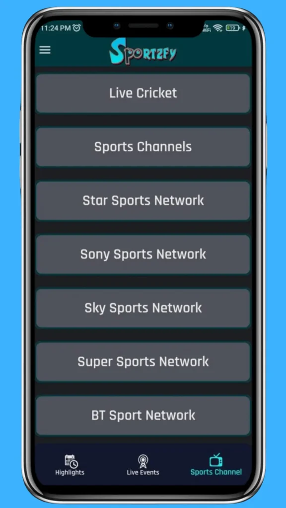 Sportzfy TV APK