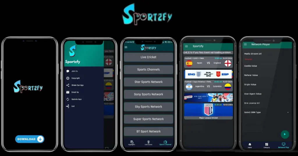 feature image of sportzfy APK